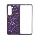 D70 Калъф с камъни за Samsung Z Fold 5 от 2 части - Лилав
