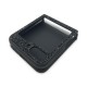 D75 Калъф с камъни за Samsung Z Flip 7 от 2 части - Черен