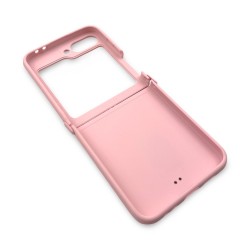 D75 Калъф с камъни за Samsung Z Flip 7 от 2 части - Розов
