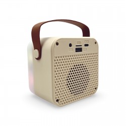 V8 Караоке Bluetooth колона с 1бр. микрофон - Бял