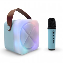 V8 Караоке Bluetooth колона с 1бр. микрофон - Син