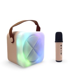 V8 Караоке Bluetooth колона с 1бр. микрофон - Розов