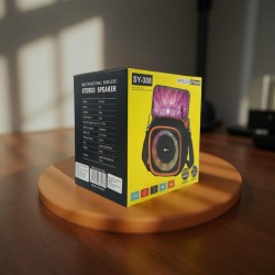 LED 10W RGB Преносима Тонколона SY-308 - Червен