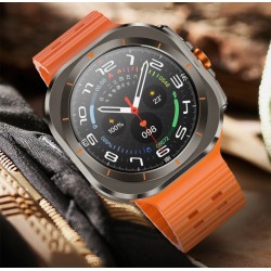 MK72 Смарт часовник 2 Каишки Watch Ultra Bluetooth 5.0 47мм - Сив