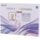 SM99 Ultra  – Комплект SET Смарт Часовник+Слушалки със 7 каишки и безжично зареждане