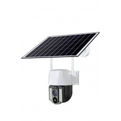 IP Соалрна Камера HY-D0113F 4G 4MP 1080P ( APP:V380PRO ) HD 360 градуса с микрофон и високоговорител и LED светлина