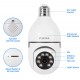 IP Камера тип крушка HY-DE27 2MP 1080P ( APP:V380PRO ) HD 360 градуса с микрофон и високоговорител и LED светлина