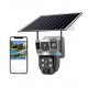 IP Соларна Камера HY-DS022 WIFI 6MP 1080P ( APP:V380PRO ) HD 360 градуса с микрофон и високоговорител и LED светлина