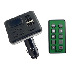 ALLISON ALS-A666 FM Трансмитер с bluetooth  (2*USB изход+USB-C PD) +дистанционно