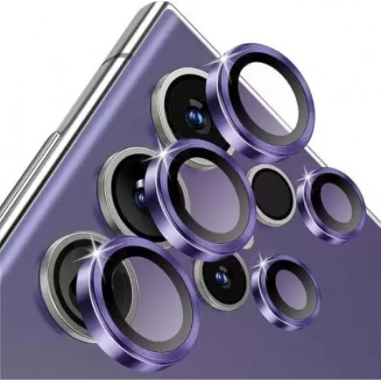 Цветен протектор за Камера на Телефон Samsung S24 Ultra - Лилав