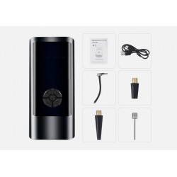 Преносима помпа PR 1901-202 85W безжична въздушна помпа 150 PSI за автомобилни гуми, 4000mAh акумулаторна батерия и 12V DC бърза с двойно захранване за кола