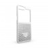 D80 Калъф с камъни за Samsung Z Flip 6 от 2 части - Бял