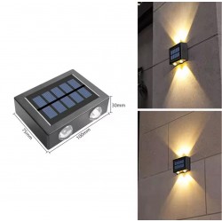 2БР. комплект Солар Лампи за стена градинка FC-002 8ч. IP65