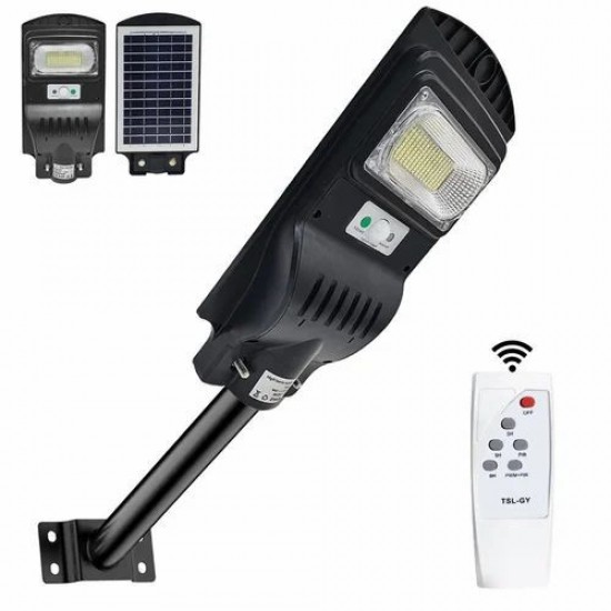 Соларна външна лампа SLP-3 150W IP-65 PIR сензор