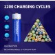 4БР. AA никел металнхидрид 1200mAh 1.2 V зареждаща се