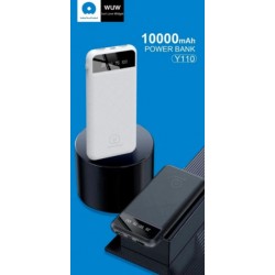 WUW-Y110 с USB-C 2A POWER BANK - 10,000MAH - Бял