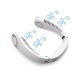 Вентилатор S-20 За Врат 360 регулираем удобен 2W+LCD екран - Бял