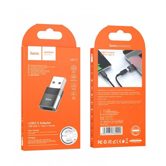 HOCO UA17, OTG USB-C към USB 