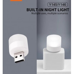 WUW Y145 2.1A Преносимо зарядно+LED 1xUSB-C 2xUSB-A - 10,000 mAh - Черен