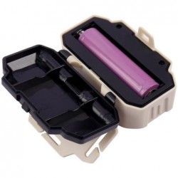 Челен фенер HX-815S с 6 източника висока мощност бяло и червено