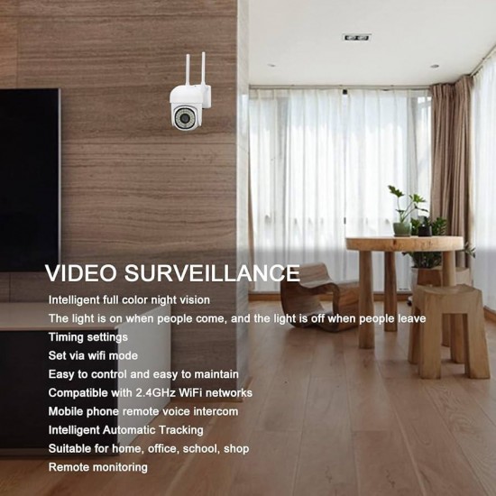 HS-H9 1080P 360 ( APP:TSCLOUD ) IP Camera 3.0MP Infrared  3.6mm Външна охранителна камера