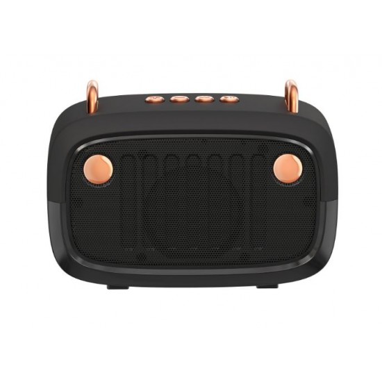 Преносима Tонколона KK-01 , BT,USB,SD,FM,AUX LED RGB - Черен