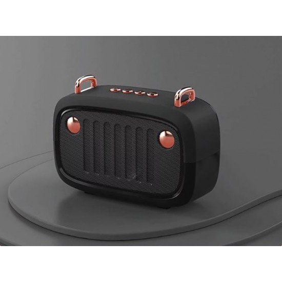 Преносима Tонколона KK-01 , BT,USB,SD,FM,AUX LED RGB - Черен