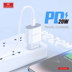 EARLDOM EU42 20W зарядно с USB-C и кабел Type-C към Type-C