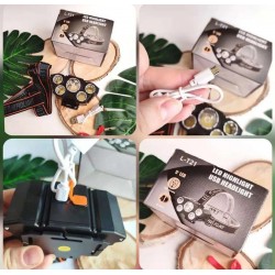 Челен фенер 5 ЛЕД ЛАМПИ T21 с 5 Ледови светлиненни източника с висока мощност 500 лумена