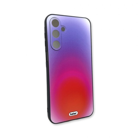 Шарен Кейс TP-40 за iPhone 16 (покриващ камерата) - Лилаво Оранжево