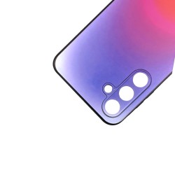 Шарен Кейс TP-40 за Samsung A55 (покриващ камерата) - Лилаво Оранжево