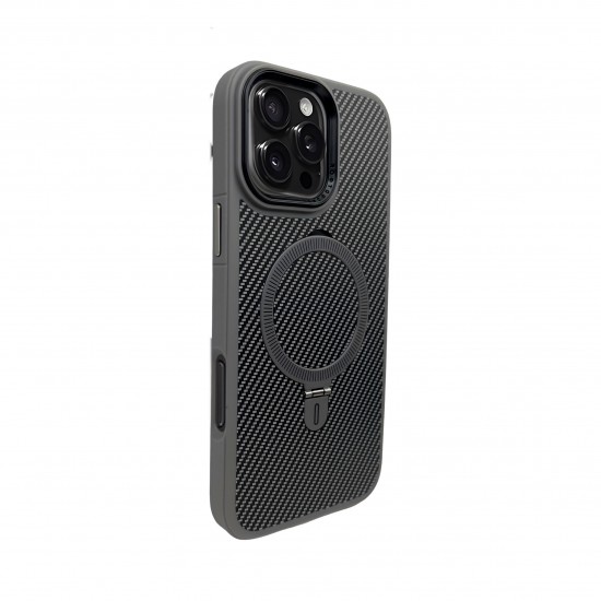 Premium Carbon MagSafe Case TP-100 за Samsung S24/S25 - Titanium Сив