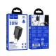 HOCO Адаптер N63 Gentle PD30W USB-C + USB QC3.0 - Черен
