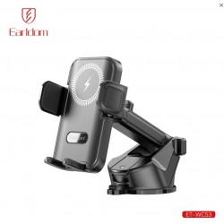 EARLDOM WC53 Безжично зарядно и стойка за кола Smart Sensor15W за табло и стъкло