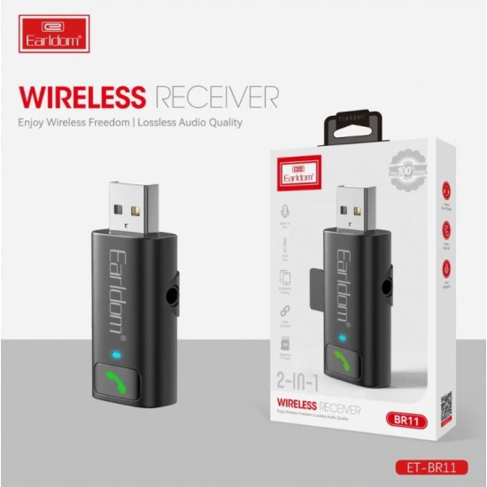 EARLDOM BR11 Блутут към AUX 3.5mm. SD 