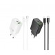 HOCO N63 Зарядно GaN USB USB-C PD30W TYPE-C към TYPE-C - Черен