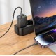 HOCO N63 Зарядно GaN USB USB-C PD30W TYPE-C към TYPE-C - Черен