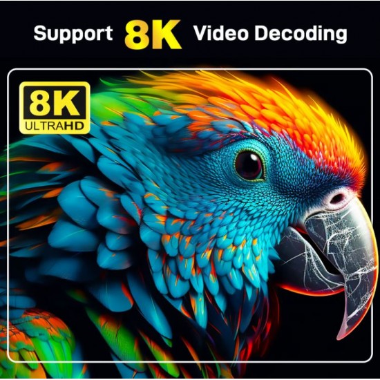TV98 ATV W2 TV Stick 8K HDR ULTRA HD android 14.0 2GB+8GB 2.4/5G Wifi 4 Ядрен процесор Netflix Youtube Media Player