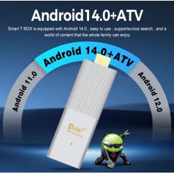TV98 ATV W2 TV Stick 8K HDR ULTRA HD android 14.0 2GB+8GB 2.4/5G Wifi 4 Ядрен процесор Netflix Youtube Media Player