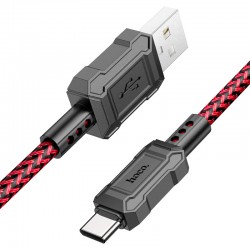 HOCO кабел X94 3A. USB към Type-C (1M) - Червен