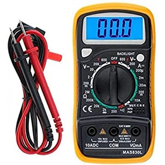XL830L LCD цифров волтметър омметър амперметър OHM мултицет