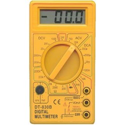 DT830B волтметър, амперметър, омиев LCD цифров мултицет