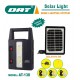 AT-138 DAT Solar light home lighting system комплект от 1 фенер+ 3 лампи 9V 3w панел 4500MaH