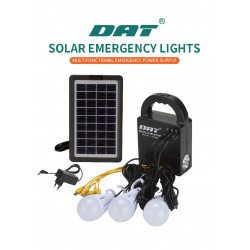 AT-888 DAT Solar light home lighting system комплект+Power bank от 1 фенер+ 3 лампи 9V 3.5 панел