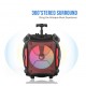 ZQS12110 Портативна Караоке 30W 12'' тонколона Sing-e+жичен микрофон