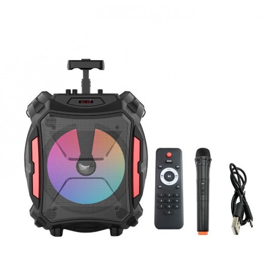 ZQS12110 Портативна Караоке 30W 12'' тонколона Sing-e+жичен микрофон