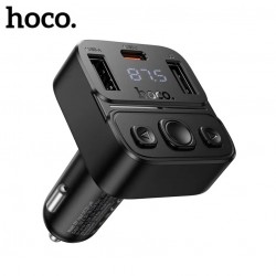HOCO E87 FM 35W. модулатор трансмитер (2 USB изхода + 1USB-C, microSD, Bluetooth)