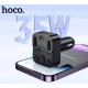 HOCO E87 FM 35W. модулатор трансмитер (2 USB изхода + 1USB-C, microSD, Bluetooth)
