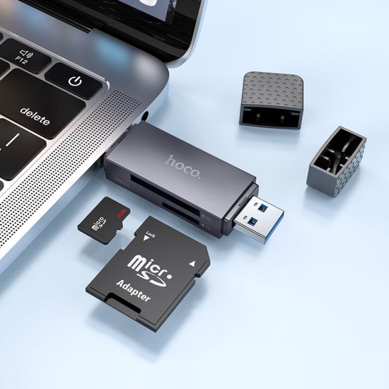 “HB45 Spirit” Четец на карти 2в1 USB-A USB-C 2.0 480Mbps