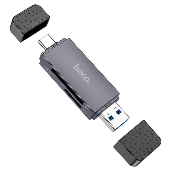 “HB45 Spirit” Четец на карти 2в1 USB-A USB-C 2.0 480Mbps